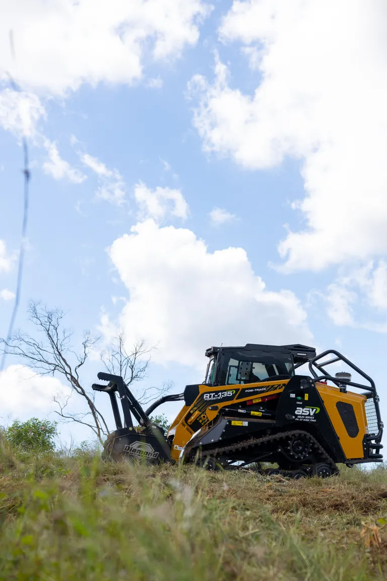 On-site vegetation management work photo